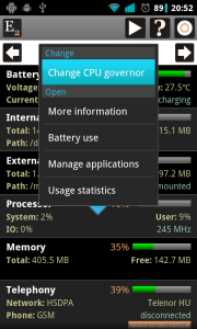 Change CPU Governor